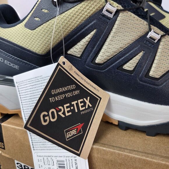 Salomon X Ultra 360 Edge GTX GoreTex H2OPROOF Slate Green Carbon Grey Hike Trail main image 5